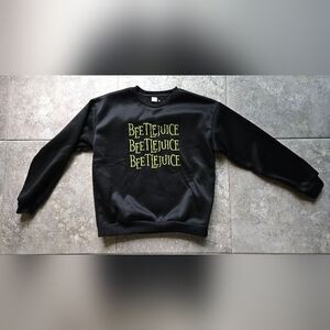 Beetlejuice Black Sweater